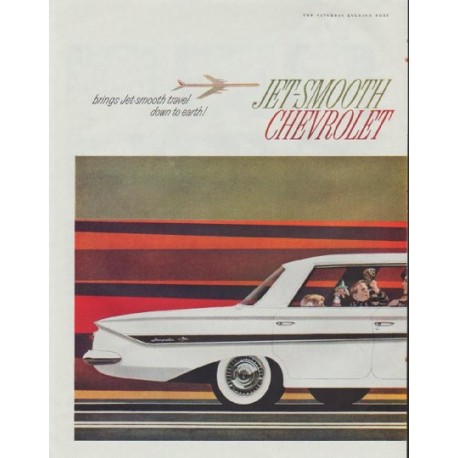 1961 Chevrolet Ad "Jet-Smooth"