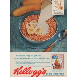 1960 Kellogg's Rice Krispies Ad "Civilized Way"