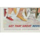 1961 Keds Shoes Ad "Great Keds Feeling"