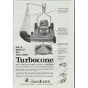 1961 Jacobsen Lawn Mower Ad "Turbocone"