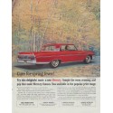 1961 Ford Mercury Ad "Cure for spring fever"