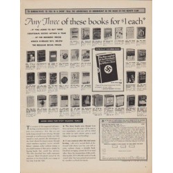 1961 Book-Of-The-Month-Club Ad "Any Three"