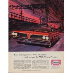 1961 Pontiac Ad "driving habits"