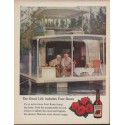 1961 Four Roses Whiskey Ad "The Good Life"