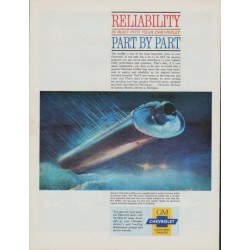 1961 Genuine Chevrolet Parts Ad "Reliability"