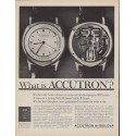 1961 Accutron by Bulova Ad "What is Accutron?"