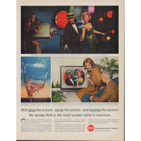 1961 RCA Television Ad "RCA takes the picture"