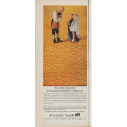 1961 Alexander Smith Carpets Ad "Mr. Smith"