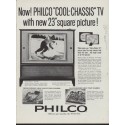 1960 Philco Television Ad "Cool-Chassis TV"
