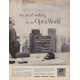 1961 L*O*F Glass Ad "Open World"