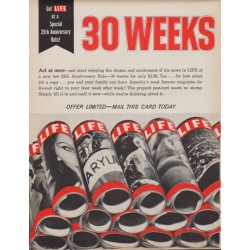 1961 LIFE Magazine Ad "30 weeks"