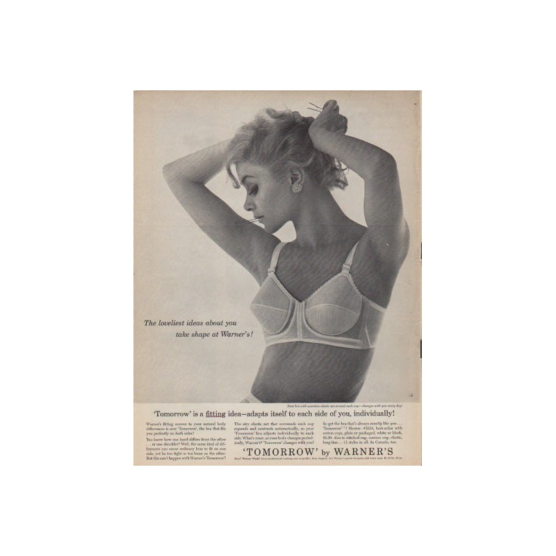 Vintage 1957 WARNER'S Bra Bras Women's Fashion Lingerie Brassiere