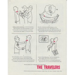 1958 The Travelers Insurance Ad "Ed Ryan"