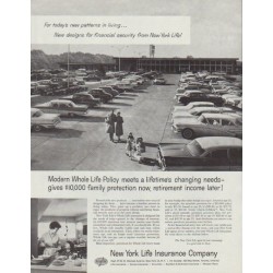1958 New York Life Insurance Ad "new patterns"