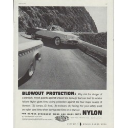 1958 Du Pont Ad "Blowout Protection"
