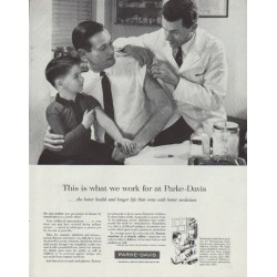 1958 Parke-Davis Ad "This is what we work for"
