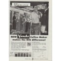 1958 Vendo Coffee Maker Ad "At last"