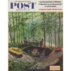 1958 Saturday Evening Post Cover Page "The Hideouts"