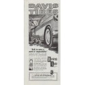 1958 Davis Tires Ad "a world of responsibility"
