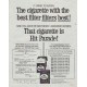 1958 Hit Parade Cigarettes Ad "It Stands To Reason"