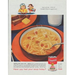 1958 Campbell's Soup Ad "Quick and easy"