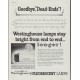 1958 Westinghouse Ad "Goodbye, "Dead-Ends"!"