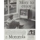 1958 Motorola Television Ad "More to enjoy"