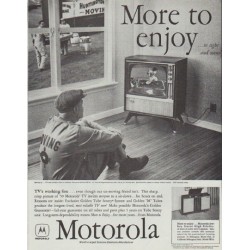 1958 Motorola Television Ad "More to enjoy"