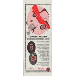 1958 Wynn Oil Company Ad "Temper ... Temper"