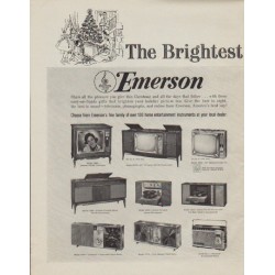 1963 Emerson Ad "The Brightest Gifts"