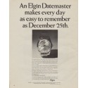 1963 Elgin Watch Ad "easy to remember"