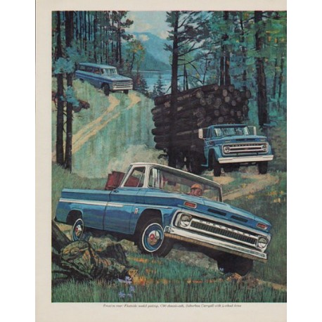 1964 Chevrolet Trucks Ad "Chevrolet Trucks for '64"