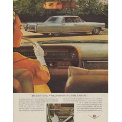 1964 Cadillac Ad "It's easy to be a weatherman"