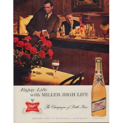 1963 Miller Beer Ad "Enjoy Life"