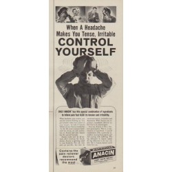 1963 Anacin Ad "Control Yourself"