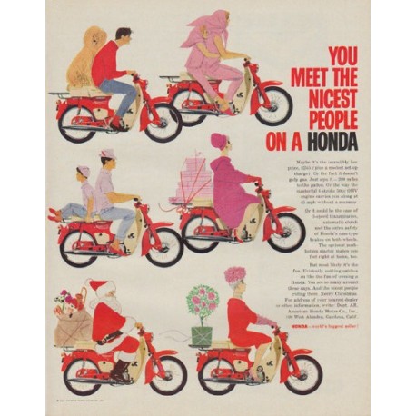 1963 Honda Ad "nicest people"