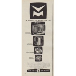 1963 Voice of Music Ad "magnificent sound"