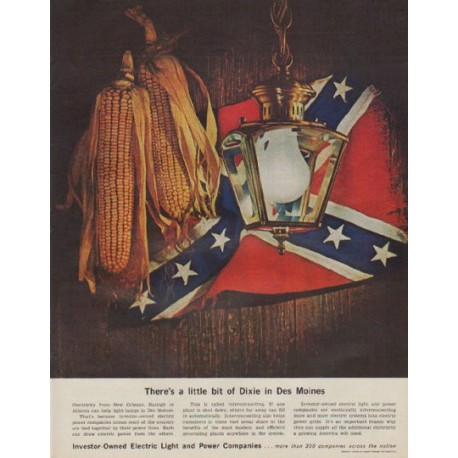 1963 Electric Light and Power Companies Ad "Dixie"