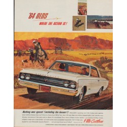 1964 Oldsmobile Ad "Nothing was spared"