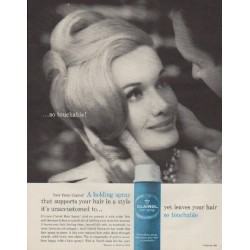 1963 Clairol Ad "so touchable"