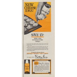 1963 Betty Lou Cheese Spread Ad "New Cheese Idea"