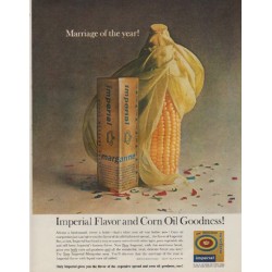 1963 Imperial Margarine Ad "Marriage of the year"