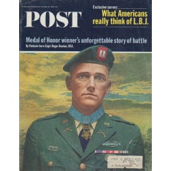 1965 Saturday Evening Post Cover Page "Capt. Roger Donlon"