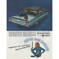 1966 Dodge Polara Ad "Swing with Dodge Polara"