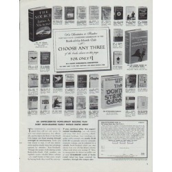 1965 Book-Of-The-Month Club Ad "Choose Any Three"