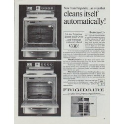 1965 Frigidaire Ad "cleans itself automatically"