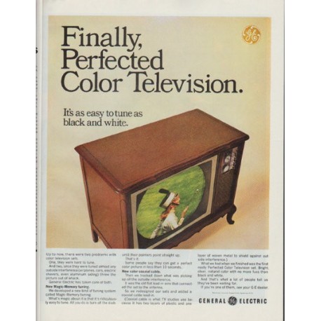 1965 General Electric Ad "Finally"