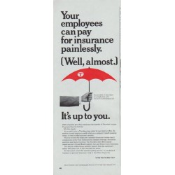 1965 Travelers Insurance Ad "Your employees"