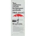 1965 Travelers Insurance Ad "Your employees"
