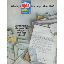 1965 Ajax Ad "who says"
